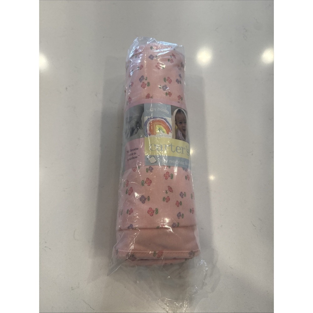 New in Package Carters 2ply receiving blanket‎ Pink